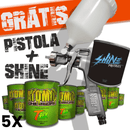 5 KITs de T-REX Tinta Automotiva Texturizada e Catalisador ATOMIC® com BRINDE (Shine + Pistola)